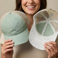 1318CC Embroidery:  Infinity Hers Hats