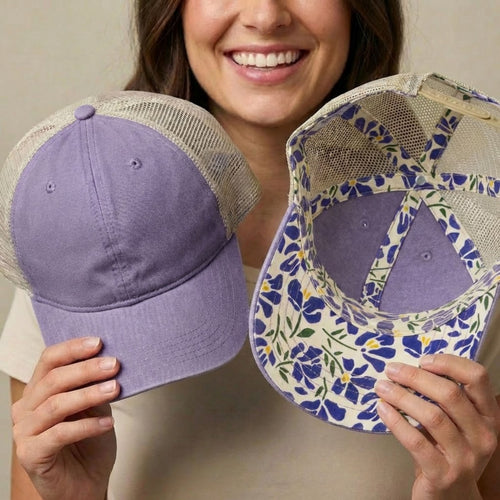 1318CC Embroidery:  Infinity Hers Hats